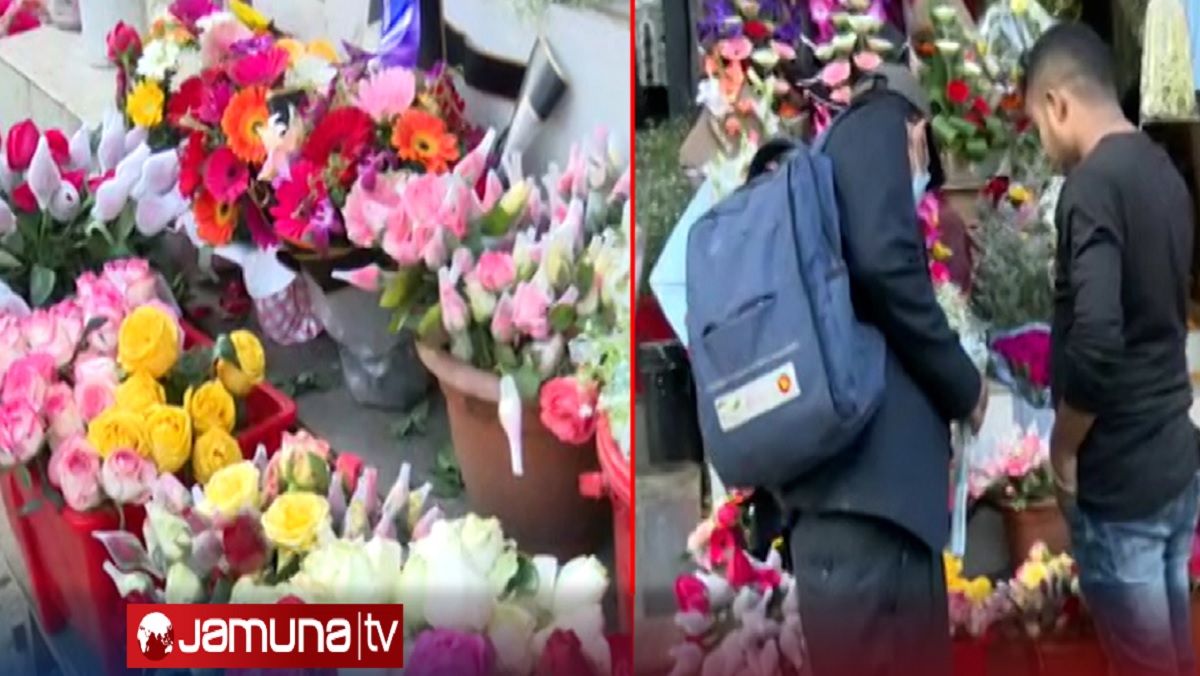 ফেব্রুয়ারিতে ৩শ’ কোটি টাকার বেশি ফুল বিক্রির আশা ব্যবসায়ীদের