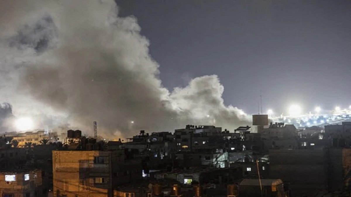 গাজায় ফের ইসরায়েলের রকেট হামলা