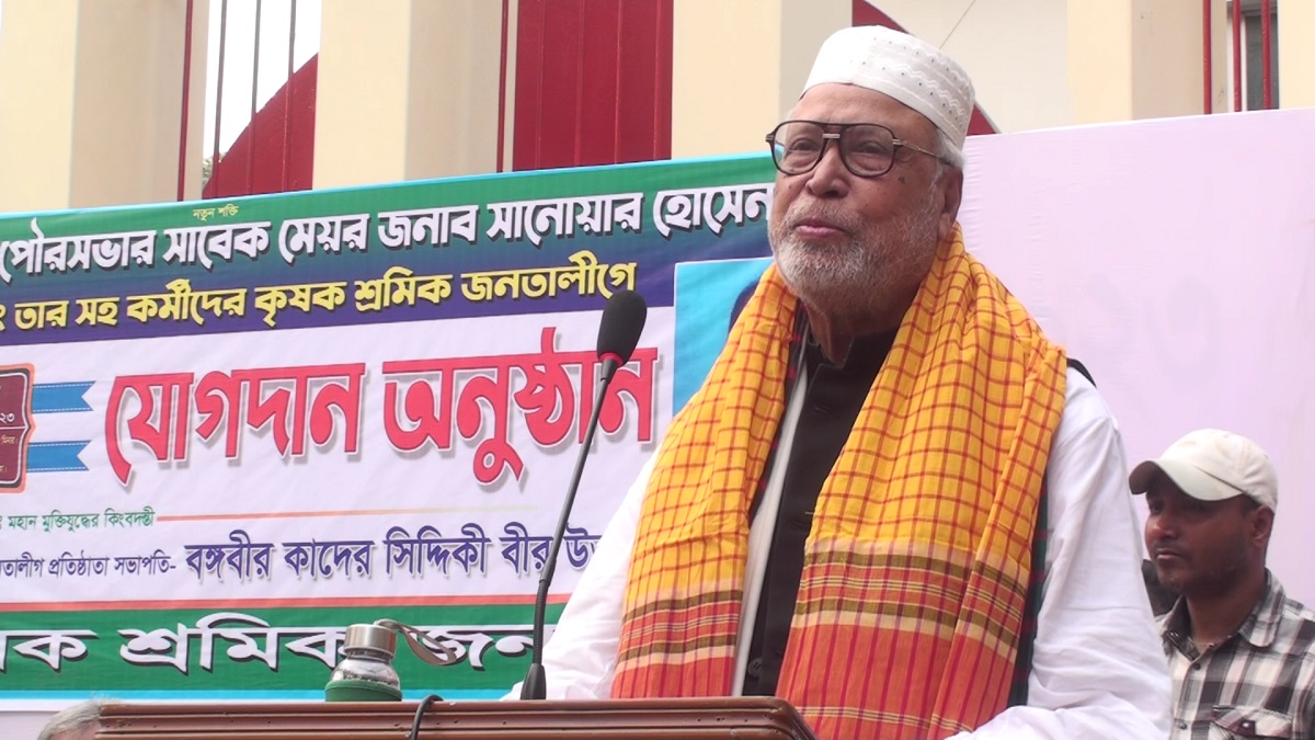 বিএনপি সমাবেশ করতে পারে না, পারে চেয়ার ভাঙতে: কাদের সিদ্দিকী