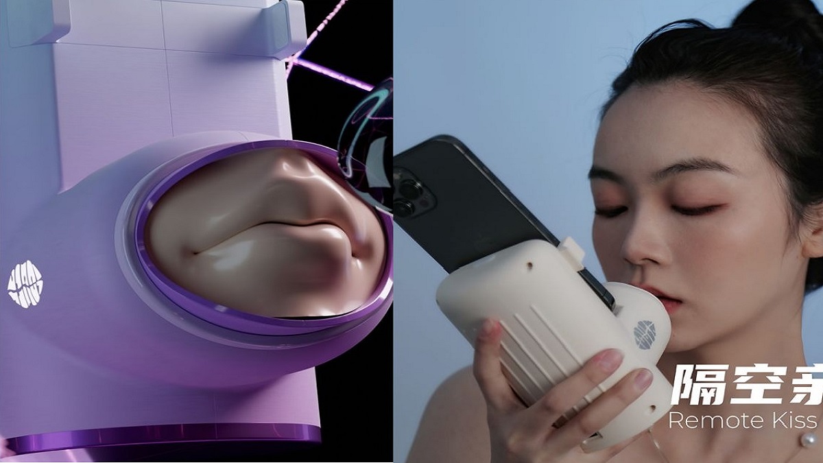 দূরে থাকা ভালোবাসার মানুষকে চুম্বনের প্রযুক্তি বাজারে আনছে চীন