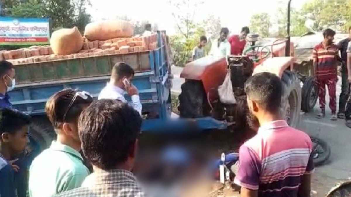 নোয়াখালীতে পাওয়ার টিলার চাপায় ব্যবসায়ীর মৃত্যু