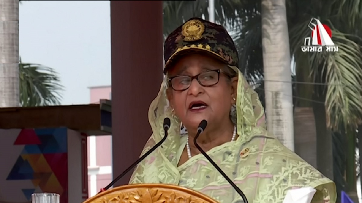 বিএনপির আগুন সন্ত্রাস প্রতিরোধ করেছিল আনসাররা: প্রধানমন্ত্রী