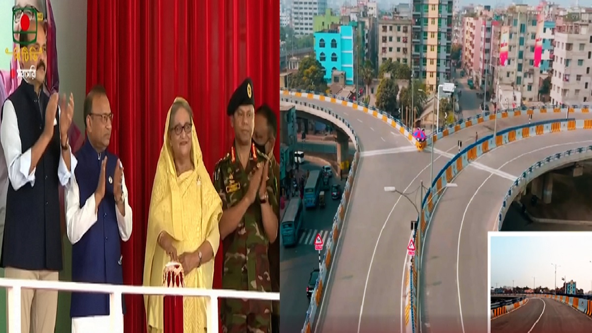 কালশী ফ্লাইওভার উদ্বোধন করেছেন প্রধানমন্ত্রী