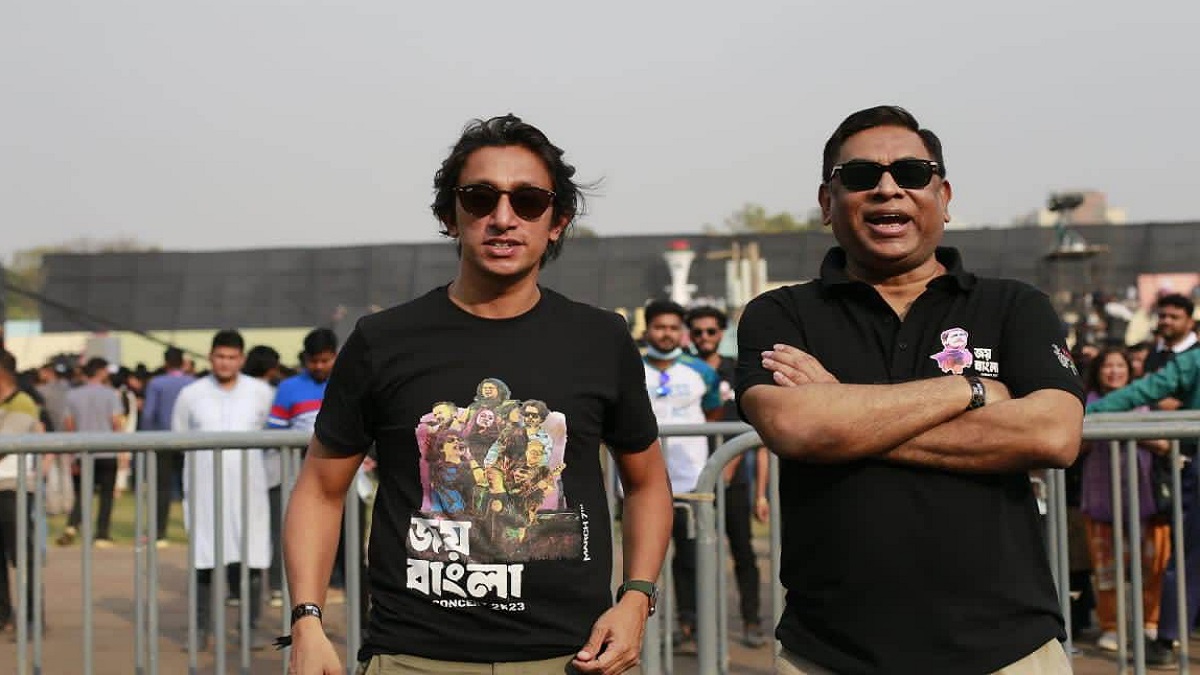 জয় বাংলা কনসার্টে রাদওয়ান মুজিব সিদ্দিক