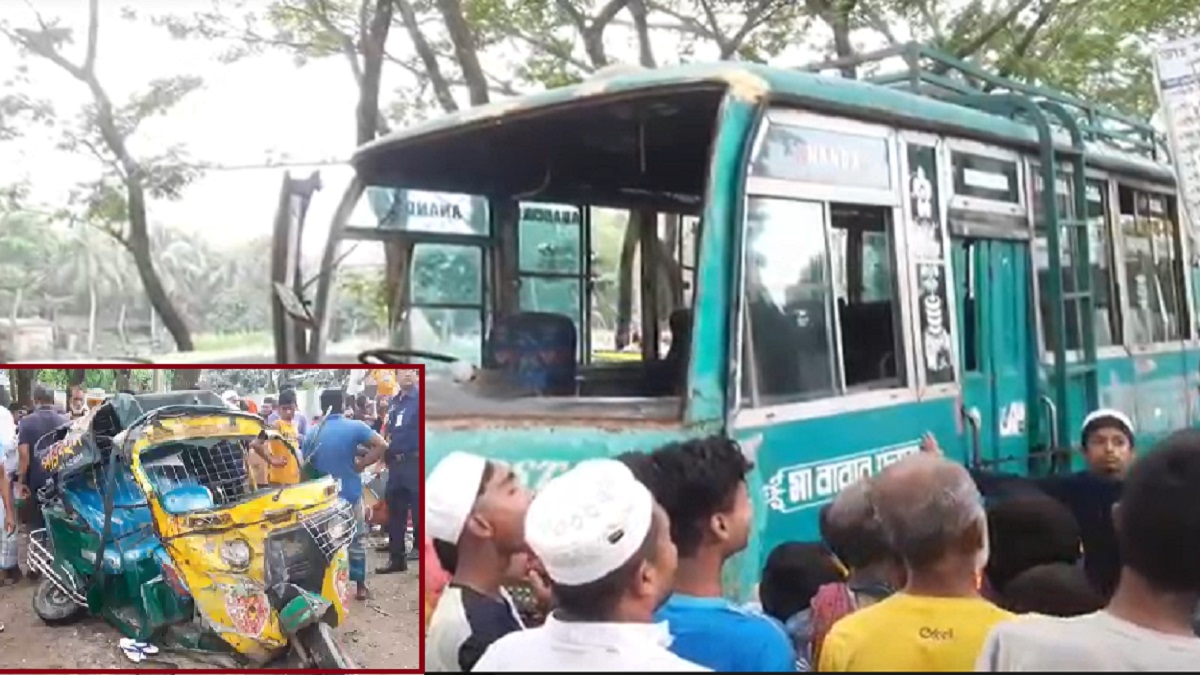 চাঁদপুরে বাস-সিএনজির মুখোমুখি সংঘর্ষে নিহত ১, শিশুসহ আহত আরও ৬