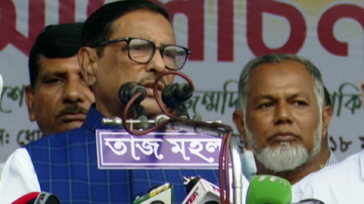 দুর্নীতিবাজের মুখে দুর্নীতির কথা মানায় না: কাদের