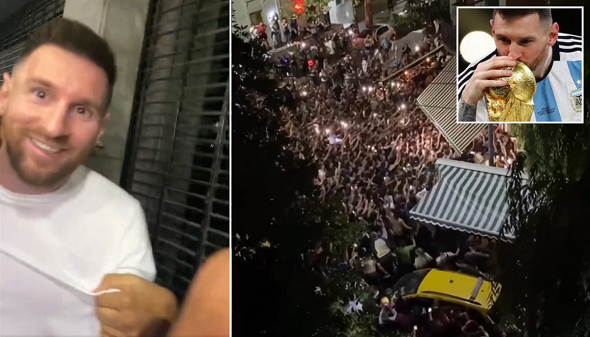 মেসিকে দেখতে বুয়েনস আইরেসের রেস্তোরাঁয় জনতার ঢল (ভিডিও)