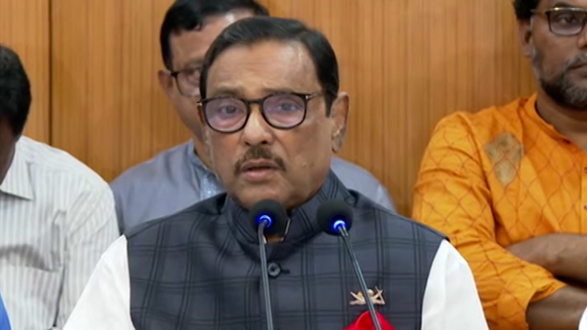 নির্বাচন ও রাজনীতি থেকে শেখ হাসিনাকে সরানোর জন্য বিদেশ থেকে ষড়যন্ত্র শুরু হয়েছে: কাদের