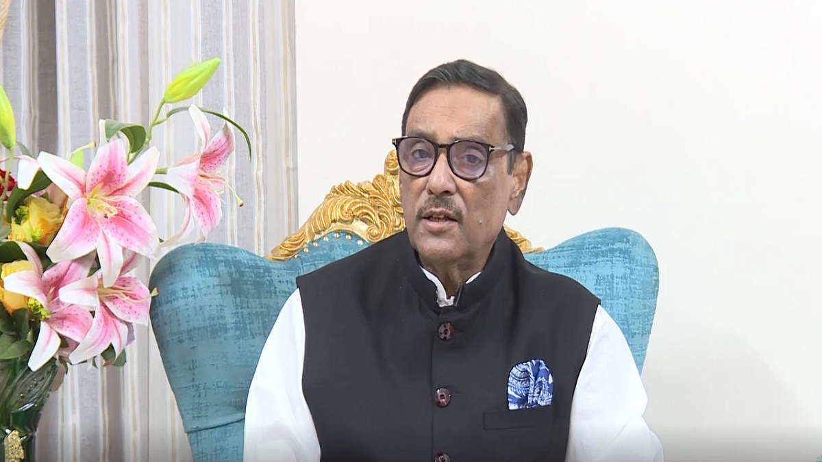 নিজ দলেই মির্জা ফখরুলের মত প্রকাশের স্বাধীনতা নেই: কাদের