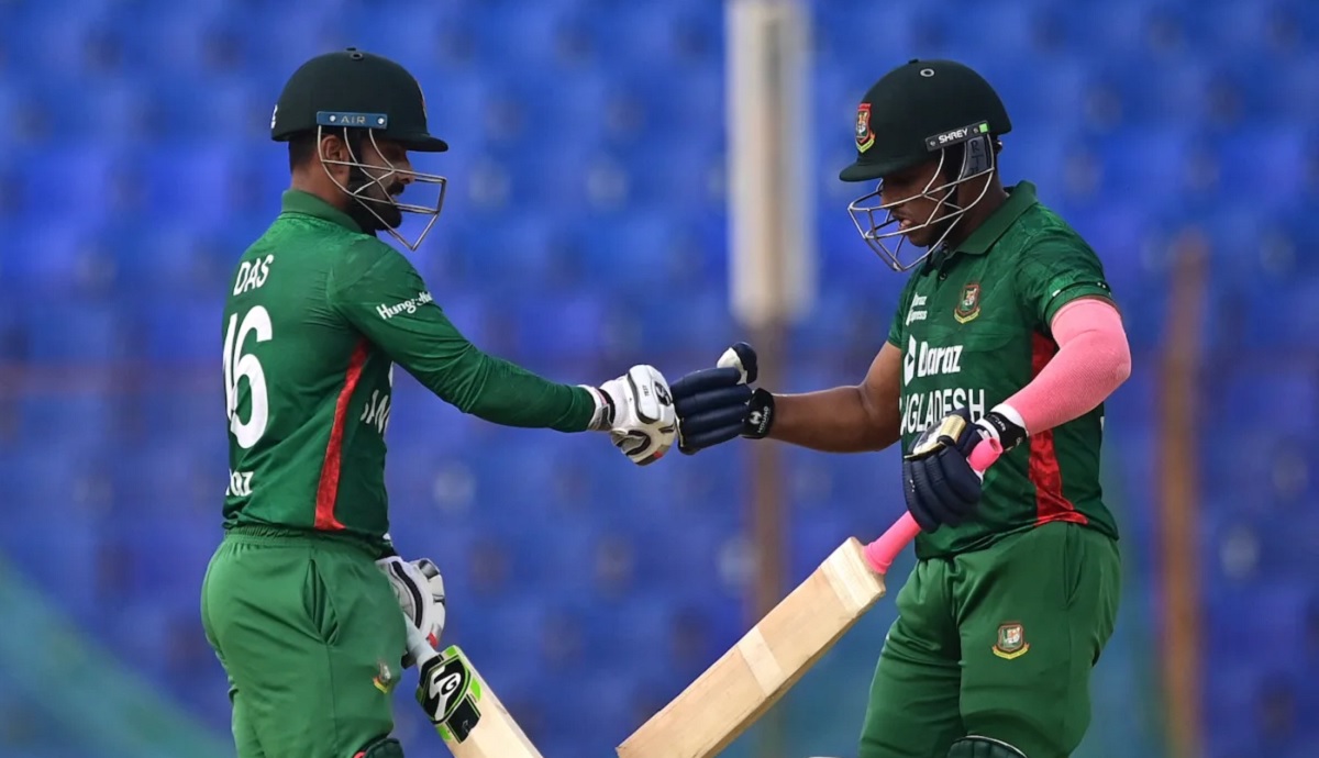 লিটনের রেকর্ড ফিফটিতে টাইগারদের আবারও দুইশো পেরোনো স্কোর