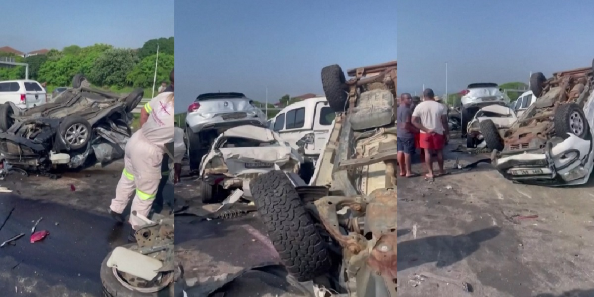 দক্ষিণ আফ্রিকায় একসাথে ৪০টি গাড়ি দুর্ঘটনার কবলে