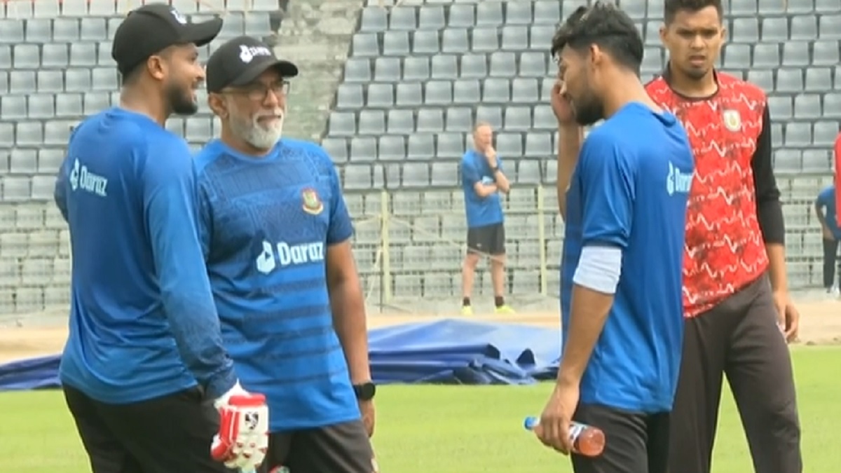 অনুশীলনে নির্ভার সাকিব