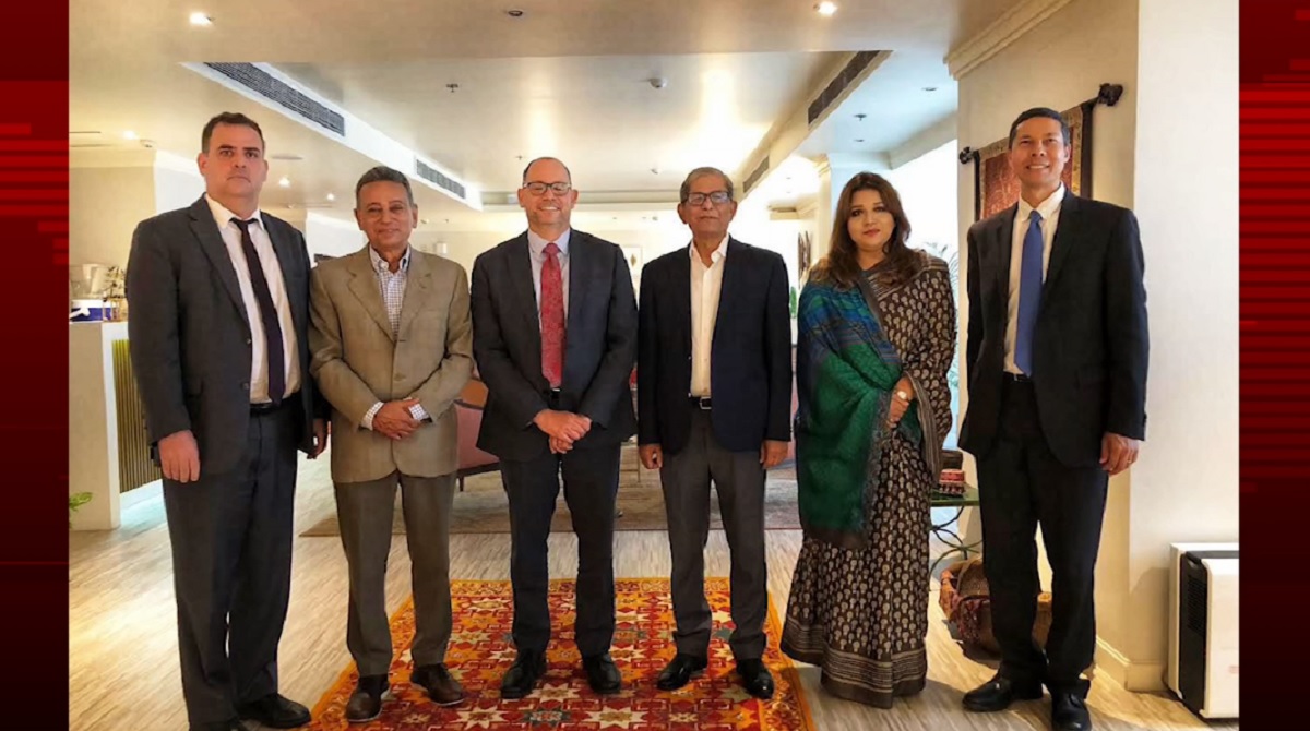 মার্কিন রাষ্ট্রদূত পিটার হাসের সঙ্গে বিএনপি নেতাদের বৈঠক