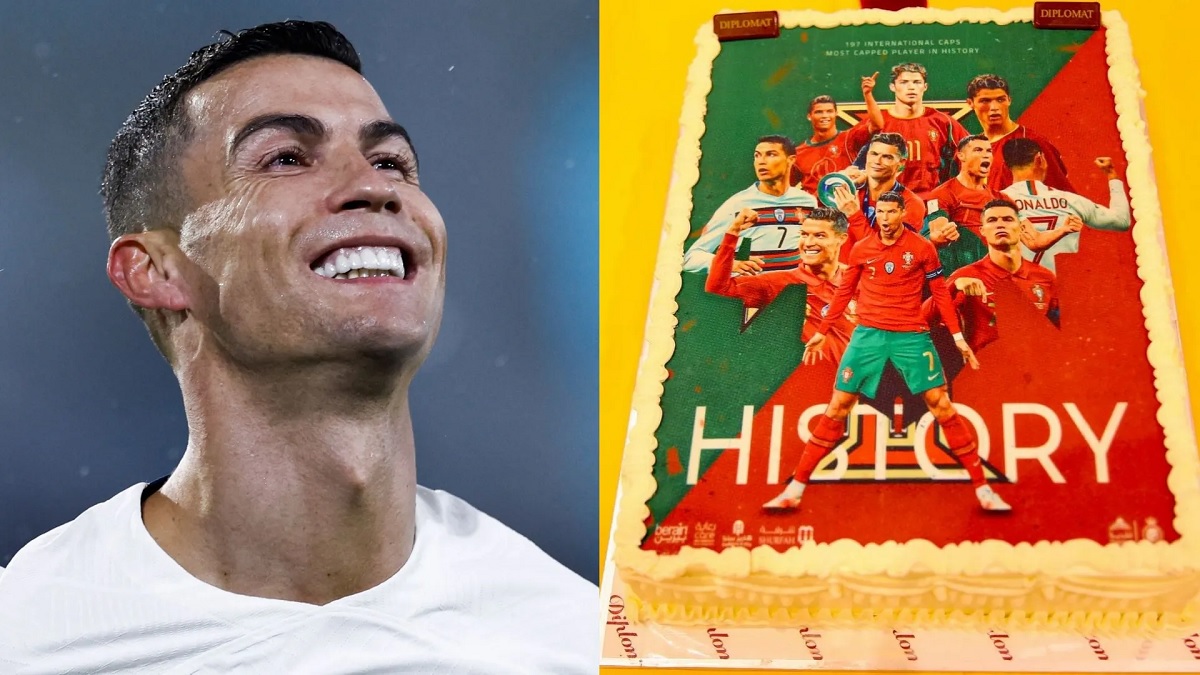 বিশেষ কেক দিয়ে রোনালদোর ‘ইতিহাস’ উদযাপন করলো আল নাসর