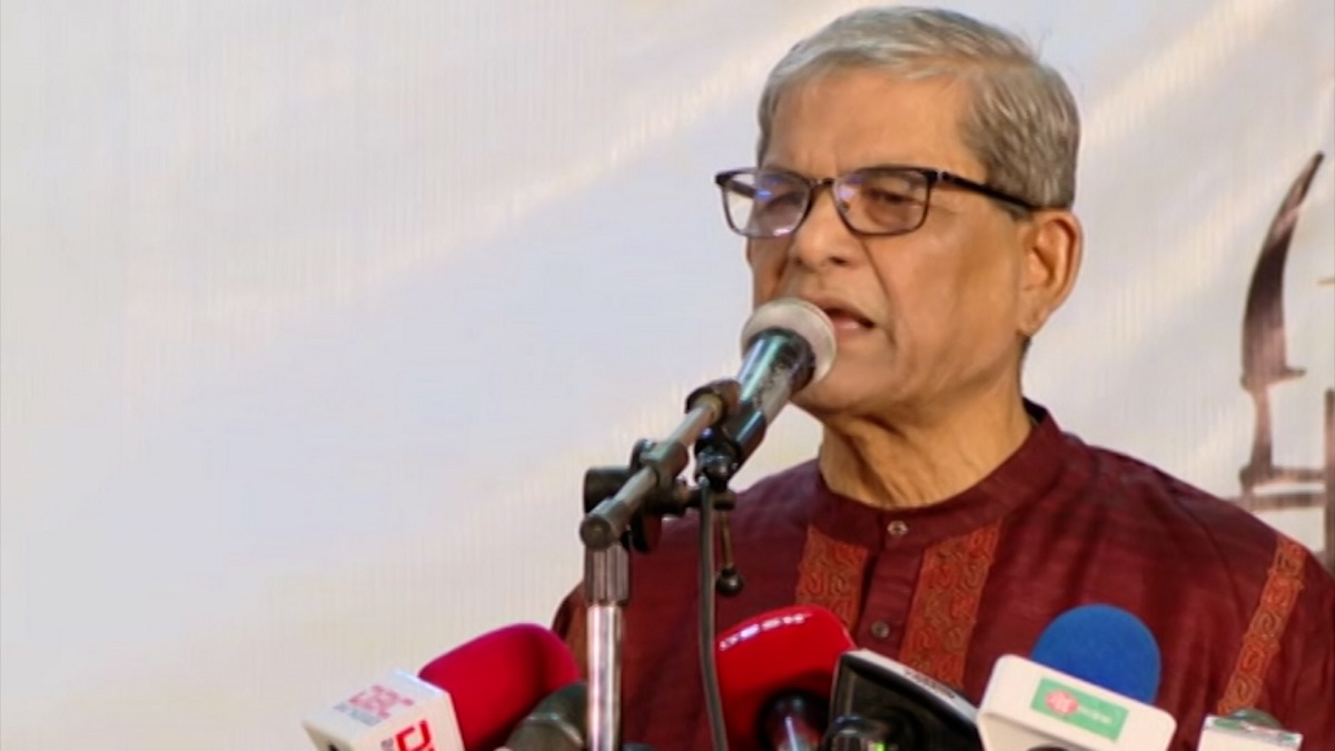 ইভিএম কিংবা ব্যালট নিয়ে বিএনপির আগ্রহ নেই: মির্জা ফখরুল