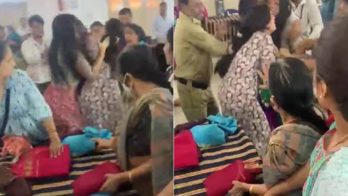 শাড়ি কেনা নিয়ে বেঙ্গালুরুতে দুই নারীর চুলাচুলি, ভিডিও ভাইরাল