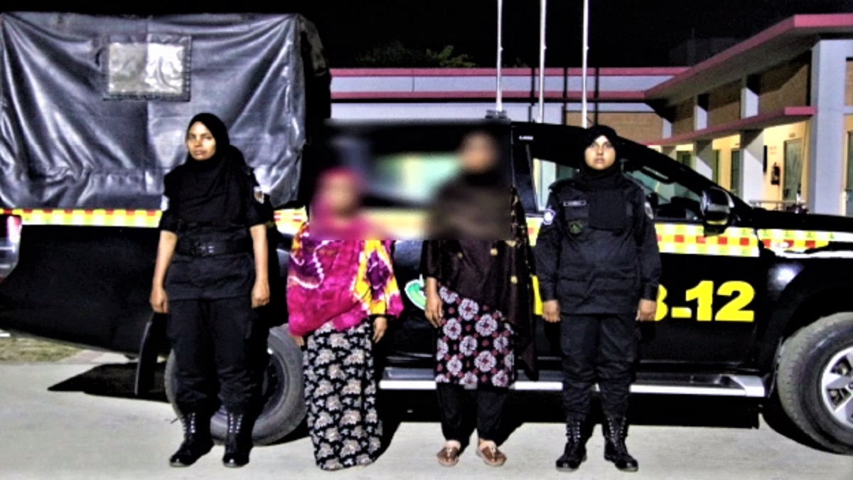 সিরাজগঞ্জে মাদকসহ দুই নারী আটক