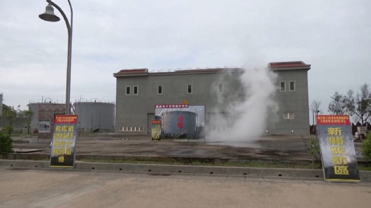 নিজেদের প্রস্তুতি জানান দিতে এবার মহড়া চালালো তাইওয়ান