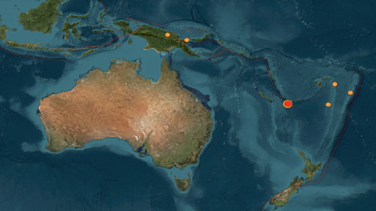 দক্ষিণ প্রশান্ত মহাসাগরে ৭.৮ মাত্রার ভূমিকম্প, শক্তিশালী সুনামির আশঙ্কা