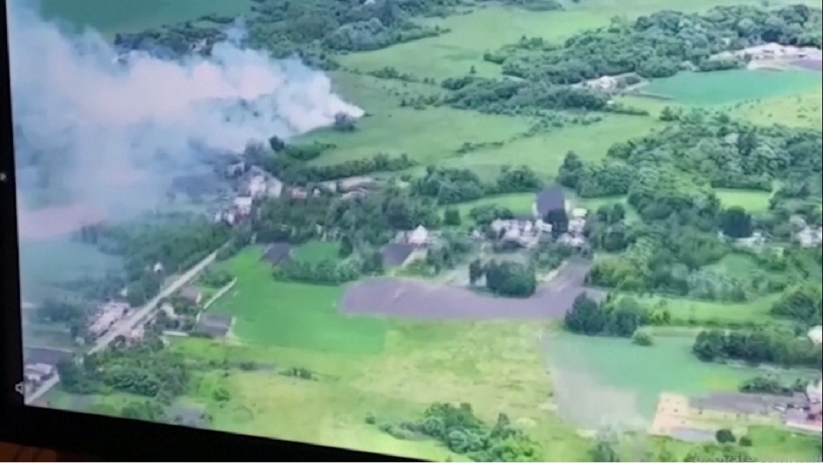 রুশ ভূখণ্ড বেলগোর্দে ফের বড় হামলা