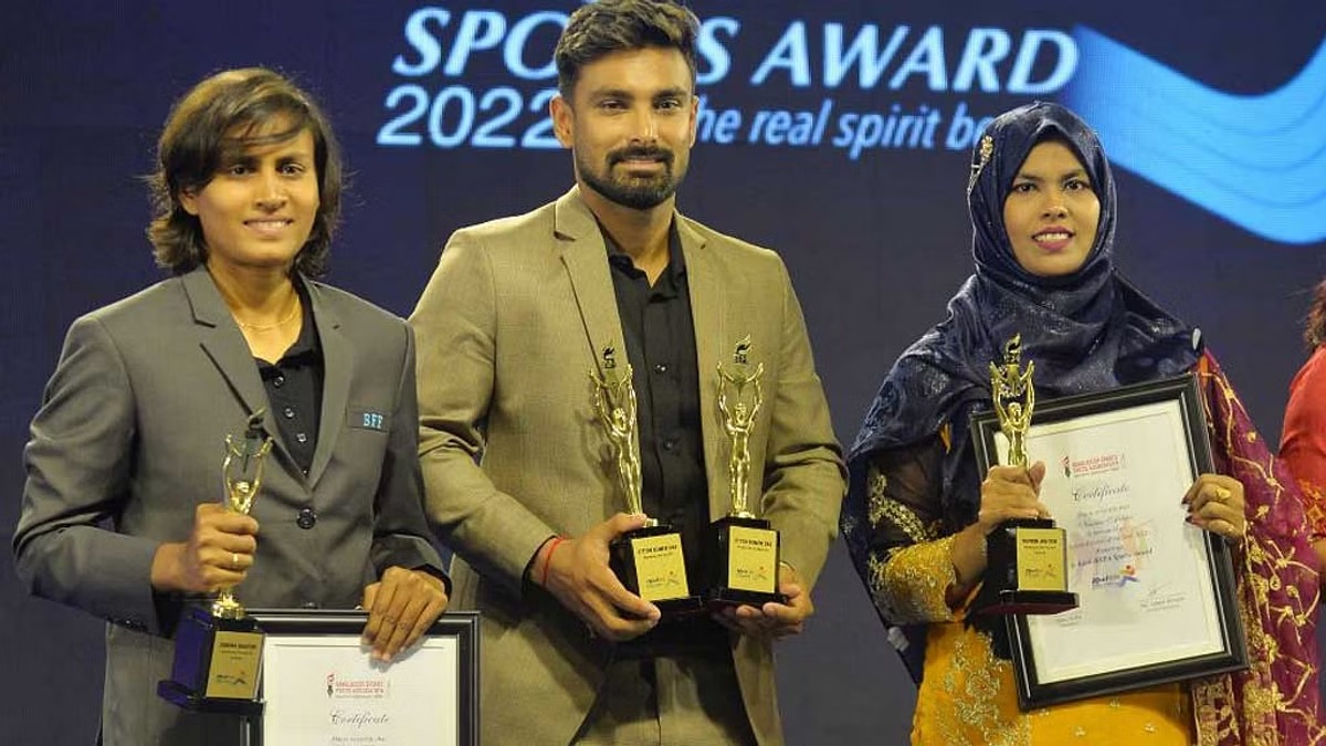 বিএসপিএর বর্ষসেরা ক্রীড়াবিদ লিটন, পপুলার চয়েজ সাবিনা