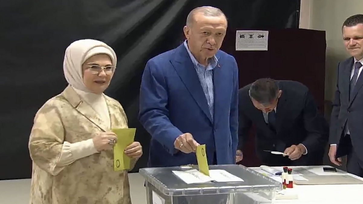 রান অফ নির্বাচনে ভোট দিলেন এরদোগান