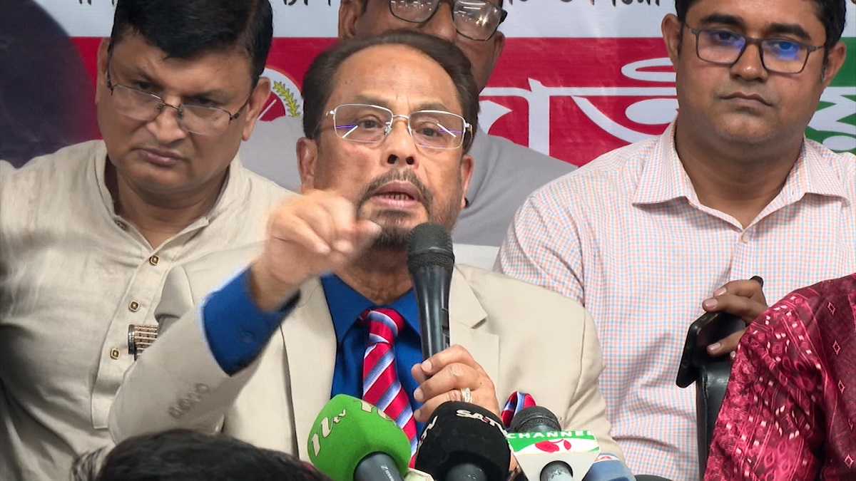 ইভিএম বাতিল করে গ্রহণযোগ্য নির্বাচন চাইলেন জাপা চেয়ারম্যান