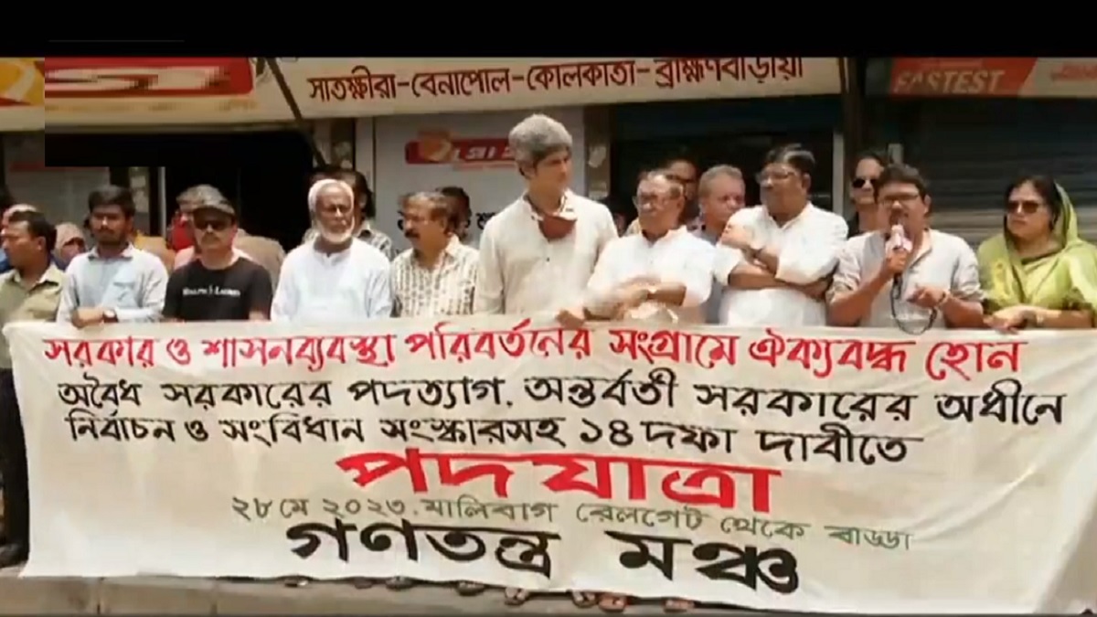 দাবি আদায় না হওয়া পর্যন্ত লড়াই চলবে: মাহমুদুর রহমান মান্না