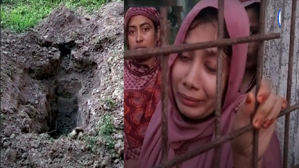 ঝিনাইদহে কবর খুঁড়ে নবজাতকের কঙ্কাল চুরির অভিযোগ