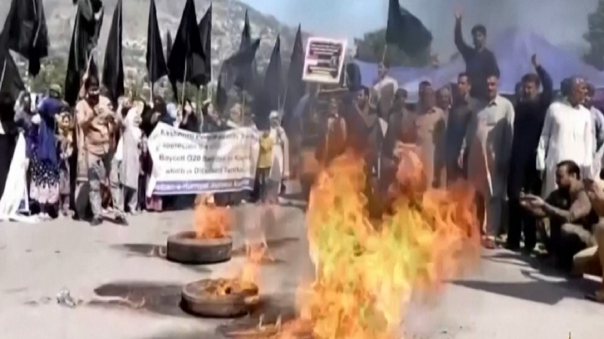 ভারতে জি-২০ সম্মেলন ঘিরে বিক্ষোভ আজাদ কাশ্মিরে
