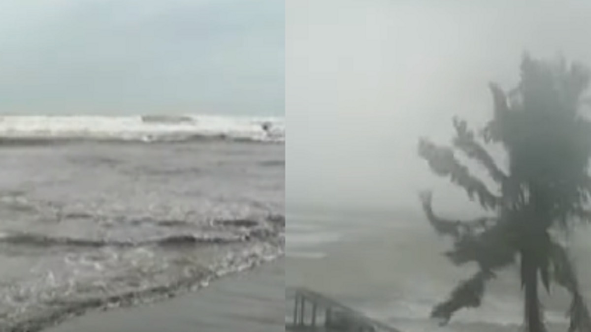 বাতাসের গতিবেগ কমেছে মোখার কেন্দ্রে