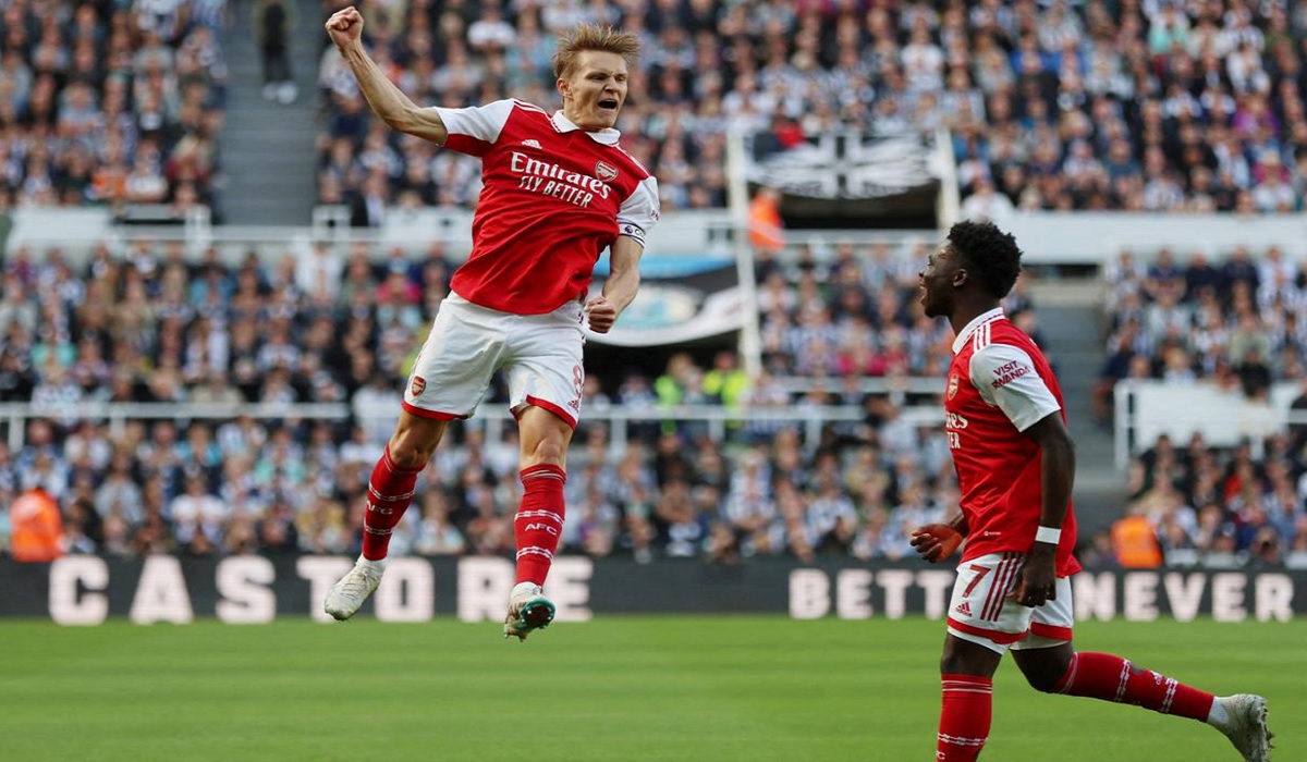 নিউক্যাসলকে হারিয়ে শিরোপার আশা বাঁচিয়ে রাখলো ওডেগার্ডের আর্সেনাল