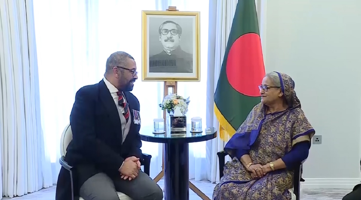 শেখ হাসিনার সঙ্গে ব্রিটিশ পররাষ্ট্রমন্ত্রীর সৌজন্য সাক্ষাৎ