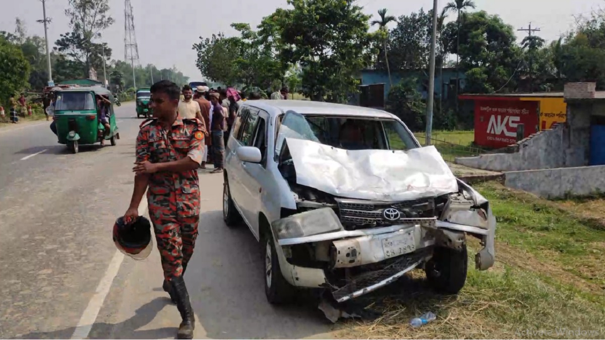 হবিগঞ্জে প্রাইভেটকার-সিএনজি অটোরিকশার মুখোমুখি সংঘর্ষে দুইজন নিহত
