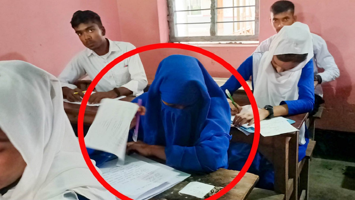 স্বামীর মরদেহ দাফনের পর এসএসসি পরীক্ষা দিলো নববধূ