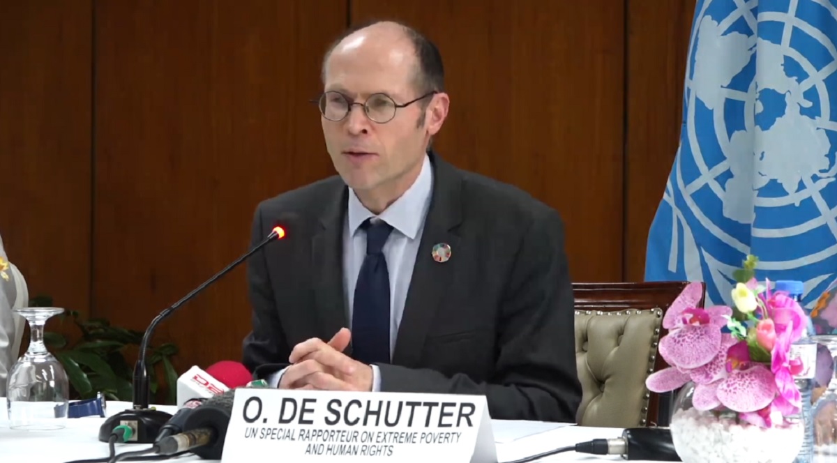 ডিজিটাল নিরাপত্তা আইন নিয়ে উদ্বিগ্ন জাতিসংঘের বিশেষ দূত অলিভার ডি শাটার