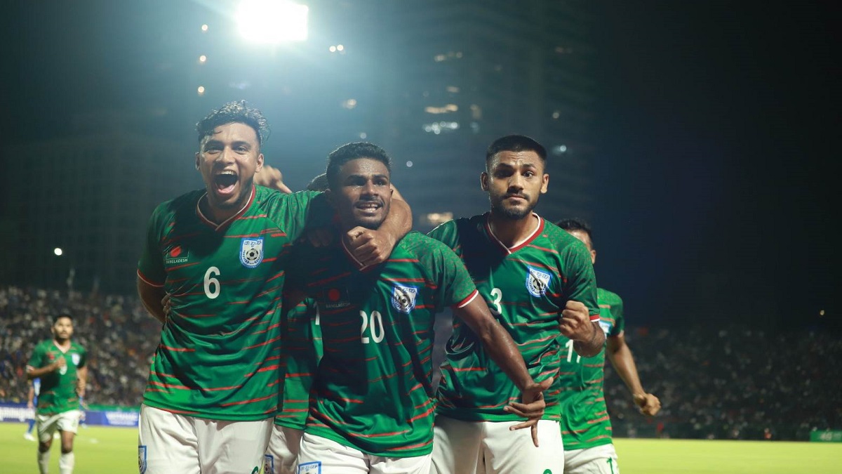 মজিবুর রহমান জনির গোলে কম্বোডিয়ার বিপক্ষে জয় বাংলাদেশের