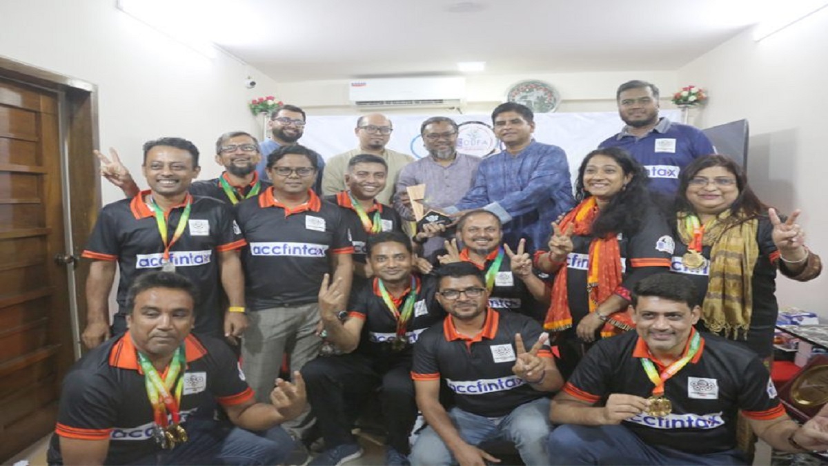 ডুফা ইনডোর অলিম্পিকের পুরস্কার বিতরণী অনুষ্ঠিত