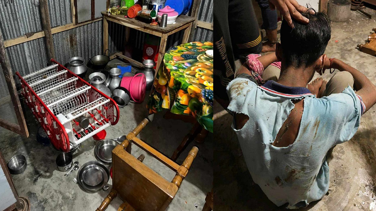 ফুটবল খেলাকে কেন্দ্র করে প্রতিপক্ষের বাড়িতে হামলার অভিযোগ, আহত ১০