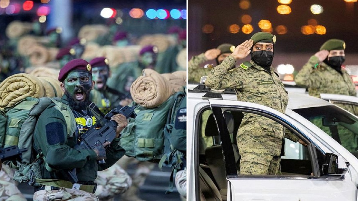 হজযাত্রীদের সুরক্ষায় যৌথবাহিনীর প্রস্তুতি প্রদর্শনে সৌদি আরবে বিশাল মহড়া