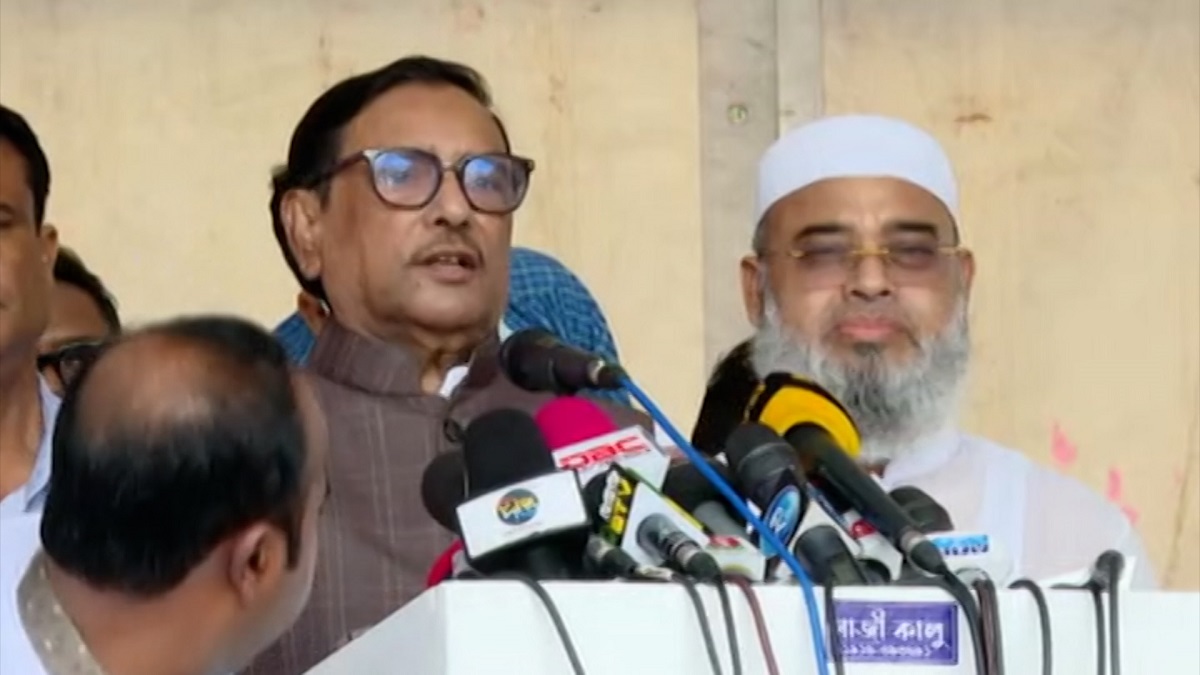 অগ্নিসন্ত্রাস করতে জামায়াতকে মাঠে নামিয়েছে তাদের ‘মুরব্বি’ বিএনপি: কাদের