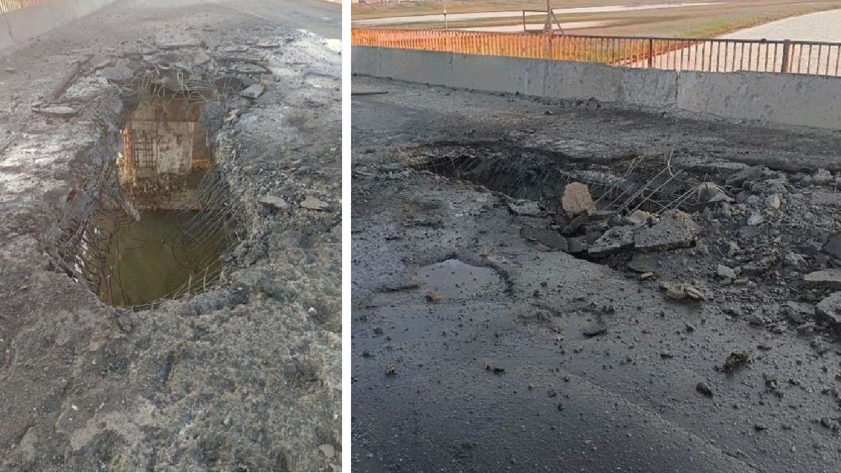 রুশ অধিকৃত খেরসনের ব্রিজে মিসাইল হামলা কিয়েভের