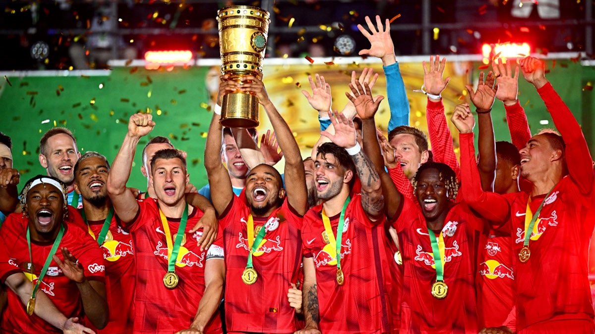 টানা দ্বিতীয়বারের মতো জার্মান কাপের চ্যাম্পিয়ন লাইপজিগ