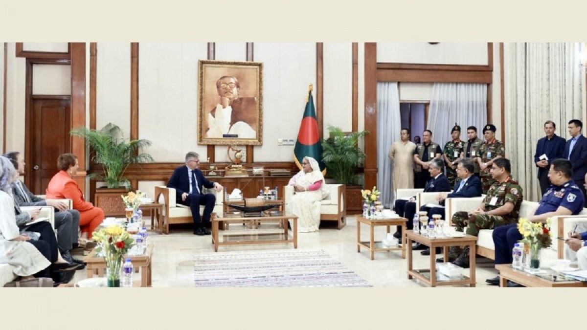 প্রধানমন্ত্রীর সঙ্গে সাক্ষাতে শান্তিরক্ষায় বাংলাদেশিদের প্রশংসা জাতিসংঘের দুই কর্তার