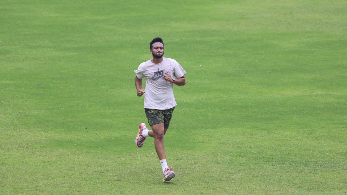 মিরপুরে অনুশীলনে সাকিব