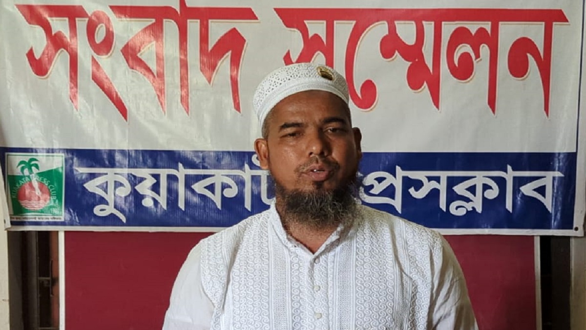 হাতপাখা প্রার্থীর ওপর হামলার প্রতিবাদে দল থেকে অব্যাহতি চাইলেন কুয়াকাটার আ. লীগ নেতা