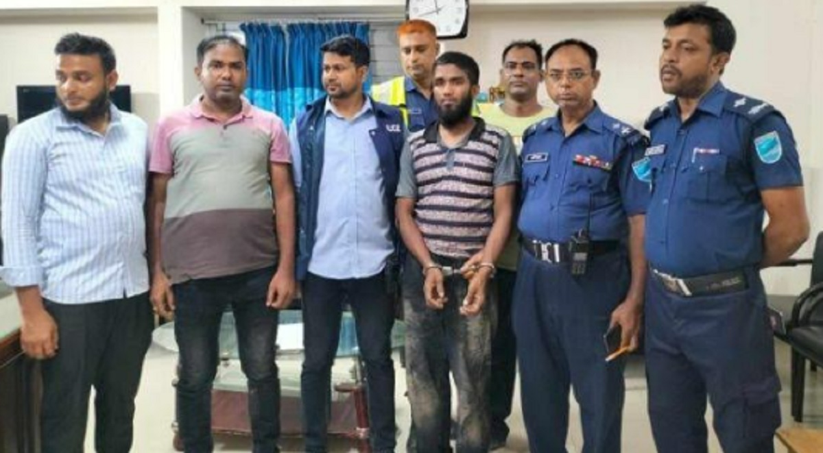 হাতকড়াসহ পালিয়ে যাওয়া আসামি ১২ ঘণ্টা পর গ্রেফতার