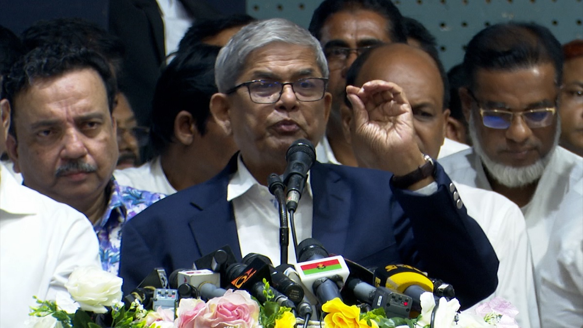 বিএনপি’র কর্মসূচিতে অপ্রীতিকর কিছু হলে দায় সরকারের: মির্জা ফখরুল (ভিডিও)