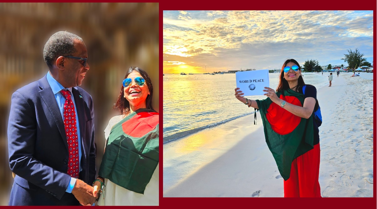 লাল সবুজ পতাকা হাতে ১৬৭ দেশে নাজমুন; সেন্ট লুসিয়ার প্রধানমন্ত্রীর অভিনন্দন