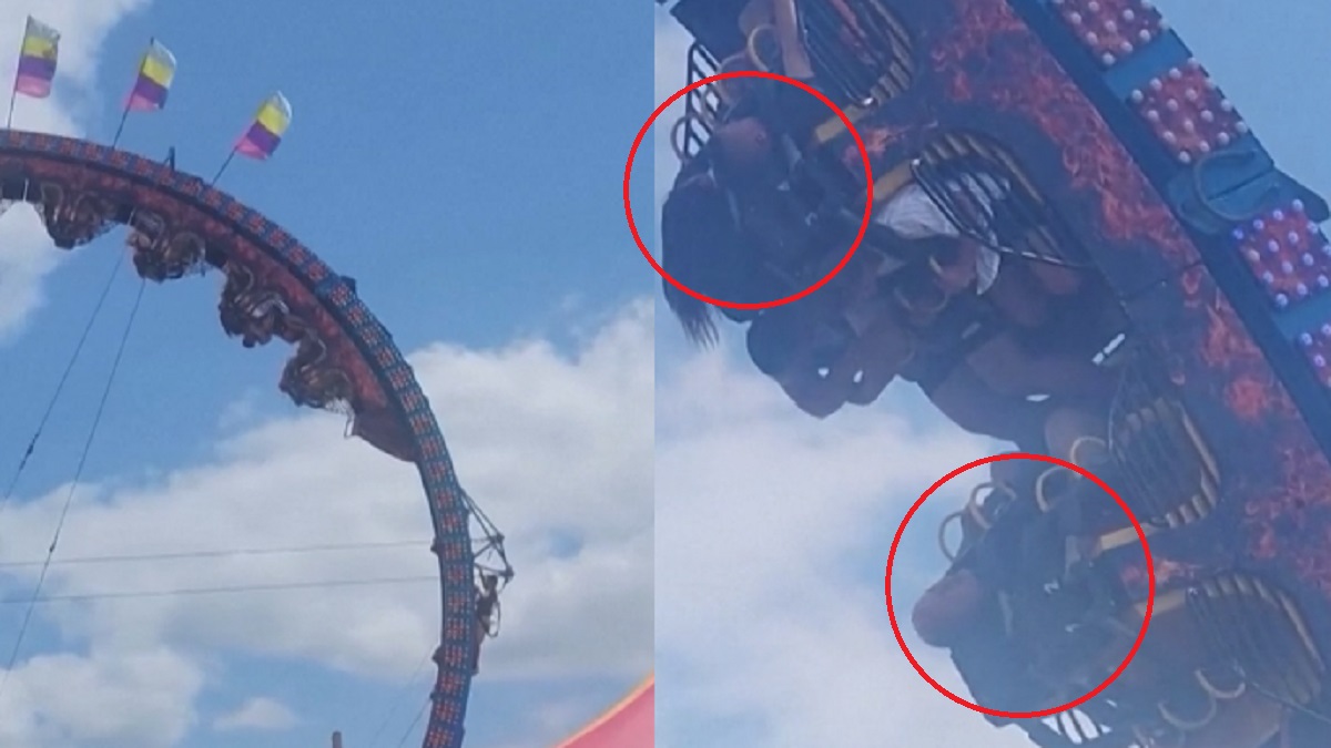 উইসকনসিনের থিম পার্কে ঘণ্টাব্যাপি উল্টে ছিল আরোহীভর্তি রোলারকোস্টার